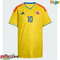 Camiseta Colombia James Rodriguez #10 Primera Equipación para mujer Mundial 2026 manga corta